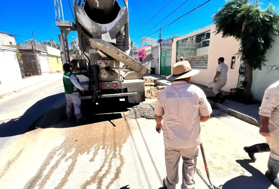 Rehabilitan bache con maquinaria