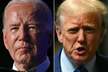 Biden y Trump