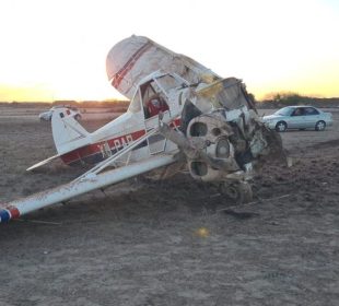 Piloto sobrevive a desplome de avioneta en Comondú