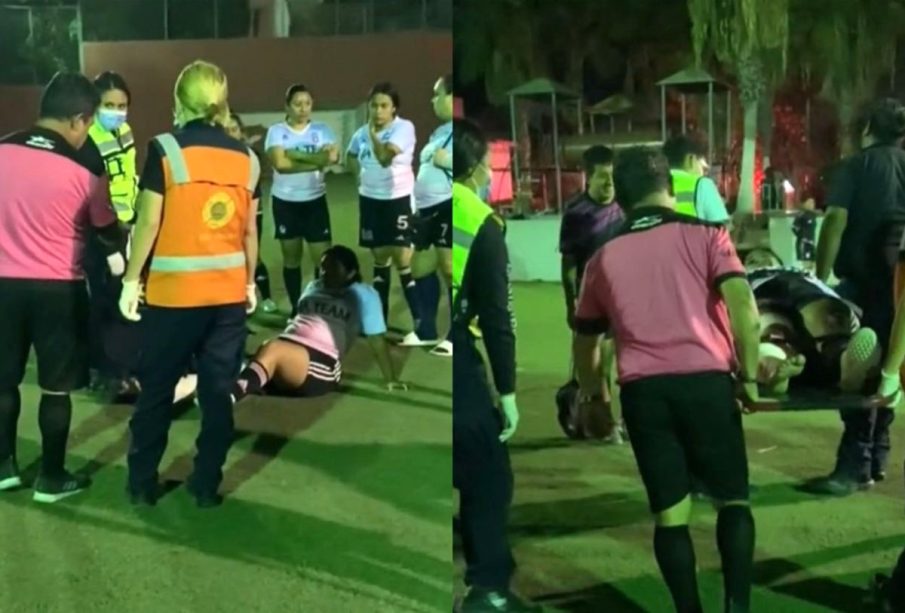 Futbolista herida en cancha de SJC
