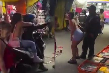 (VIDEO) Mujeres "perrean" a policías durante operativo en Tepito, CDMX; ¿falta de respeto?