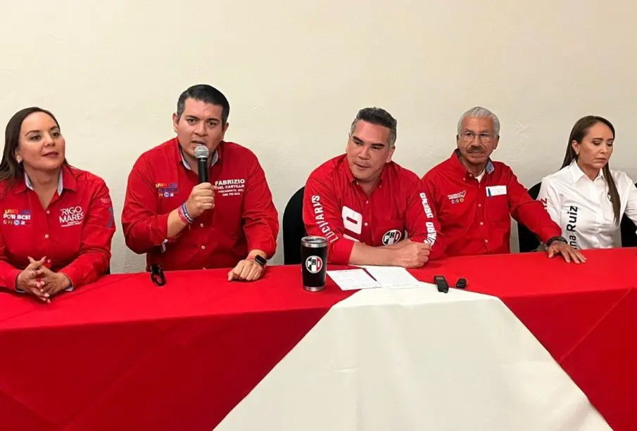 Rueda de prensa del PRI en BCS