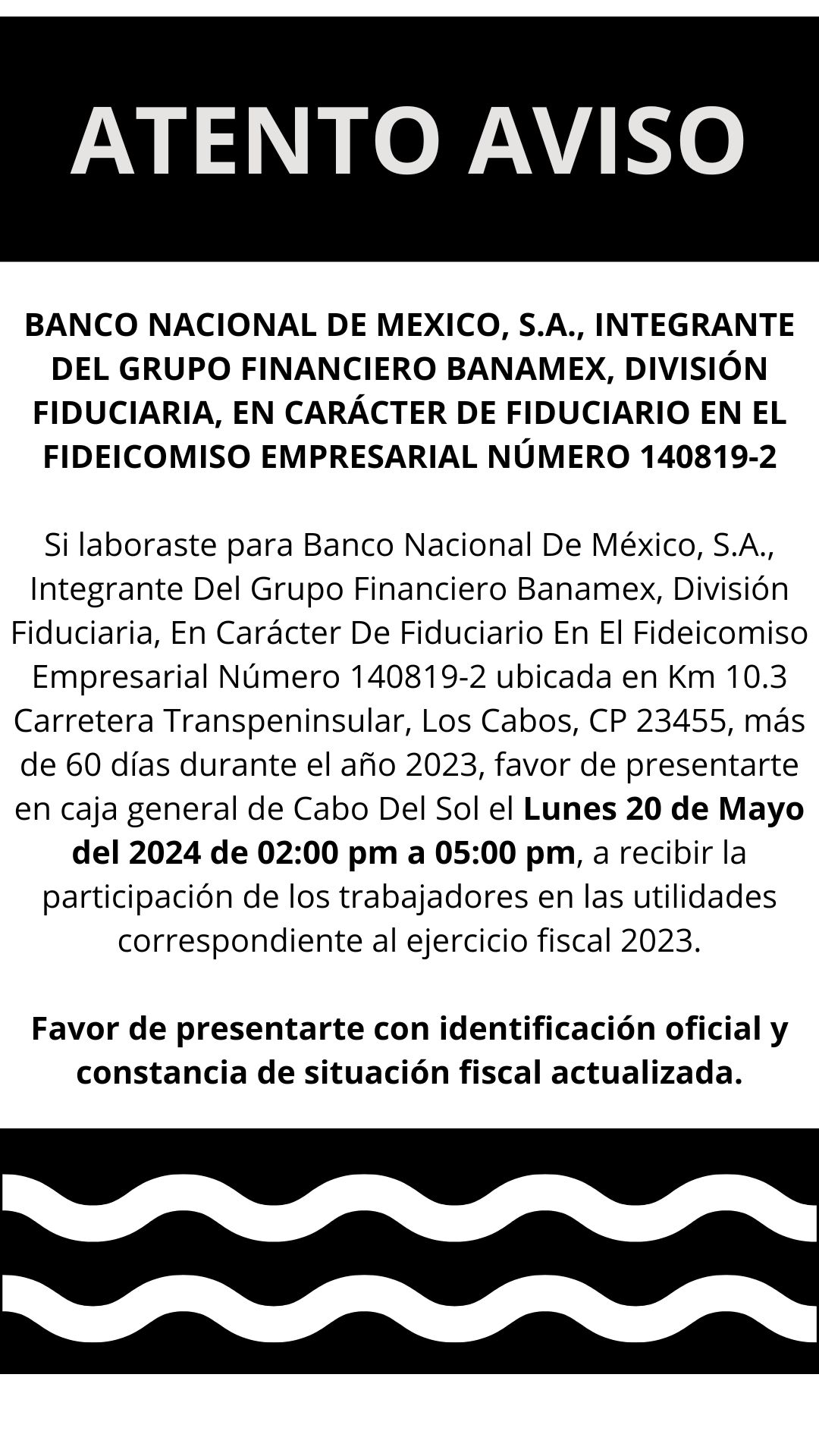 Reparto de Utilidades Banamex