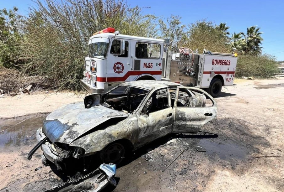 Incendio de autos.