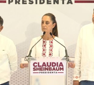 Sheinbaum asegura la victoria de Agúndez en Los Cabos; reafirma a Leggs como “buen compañero”