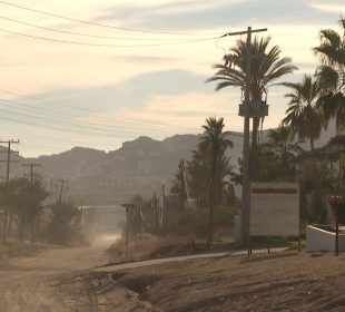 Calle sin pavimentar de Los Cabos