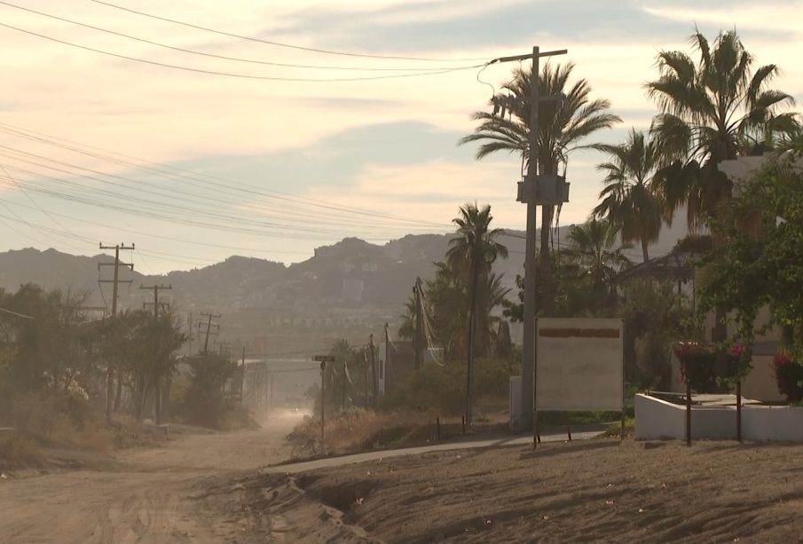 Calle sin pavimentar de Los Cabos