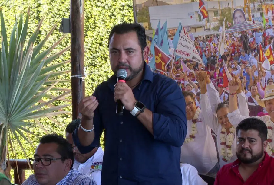 Christian Agúndez en rueda de prensa tras elecciones