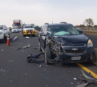 Cinco personas fallecidas, accidente autopista Valle de Guadalupe