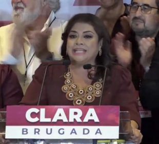 Clara Brugada se declara ganadora, jefatura de gobierno de CDMX