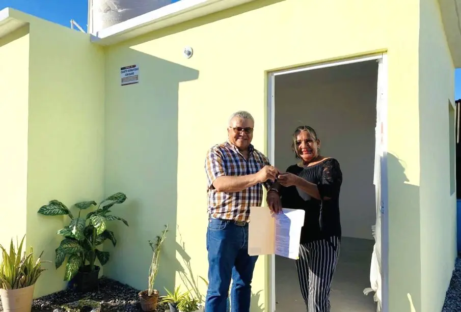 Entrega de casas en Loreto