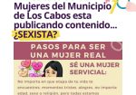 Feministas critican publicación sexista del Instituto de las Mujeres