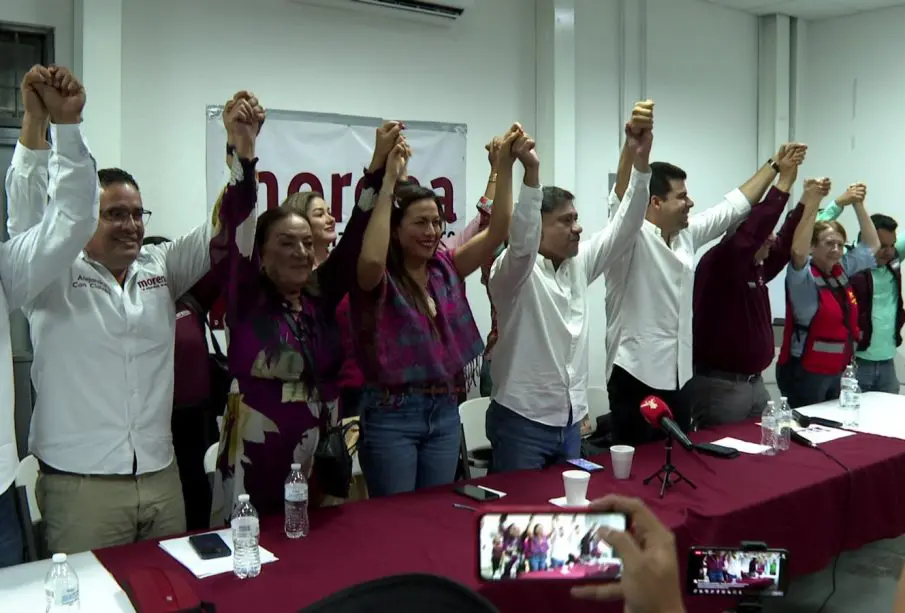 MORENA en BCS celebra los primeros resultados del PREP
