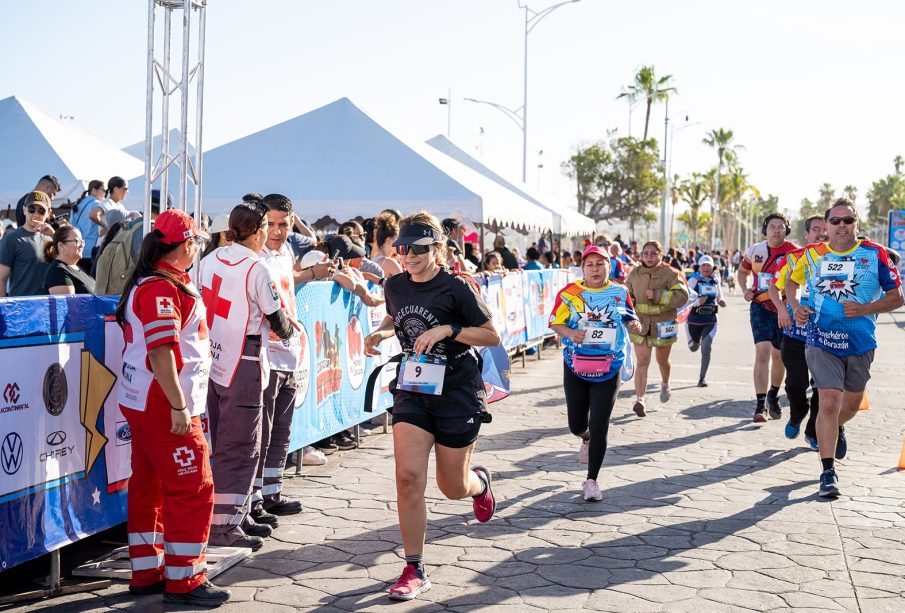 Personas en maratón