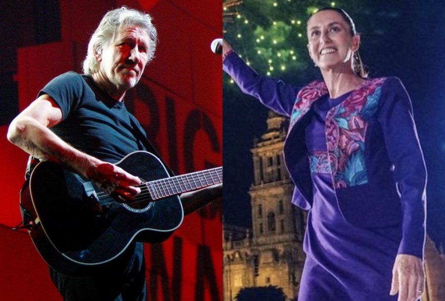 Roger Waters y Claudia Sheinbaum