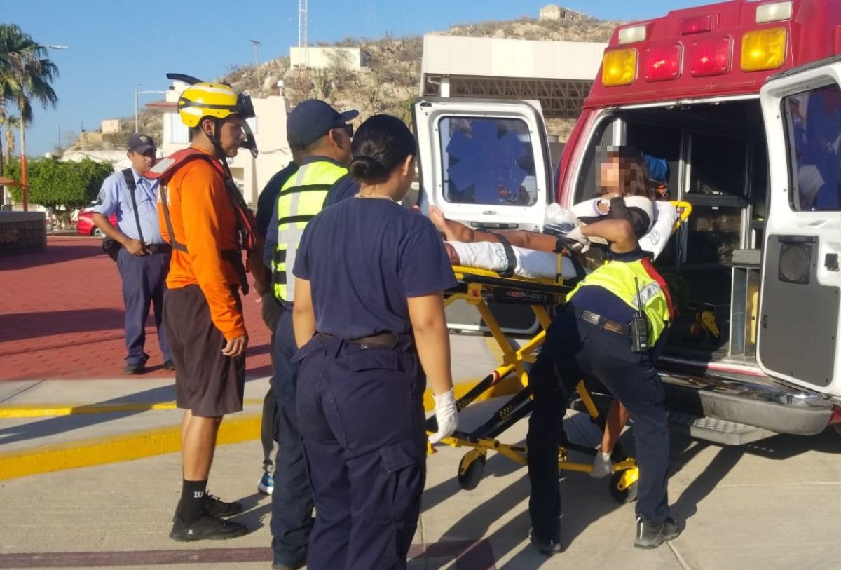 Turista en ambulancia