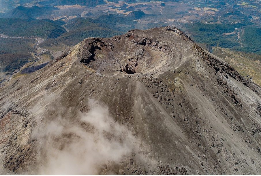 Volcán de Colima registró seis sismos la semana pasada