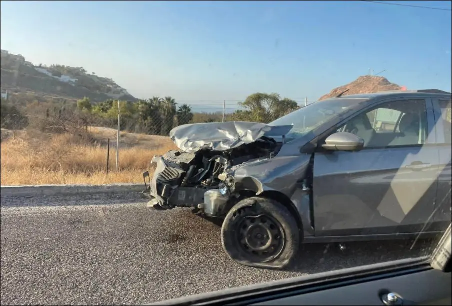 Accidente en corredor.