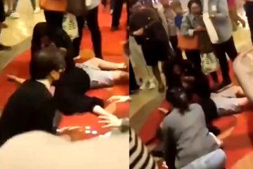 Hombre en la sala del casino tras infarto