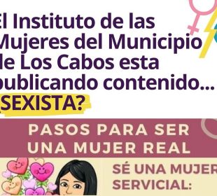 Feministas critican publicación sexista del Instituto de las Mujeres