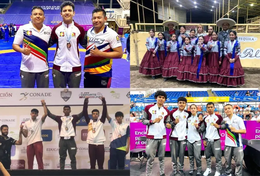 Medallas obtenidas por deportistas de BCS