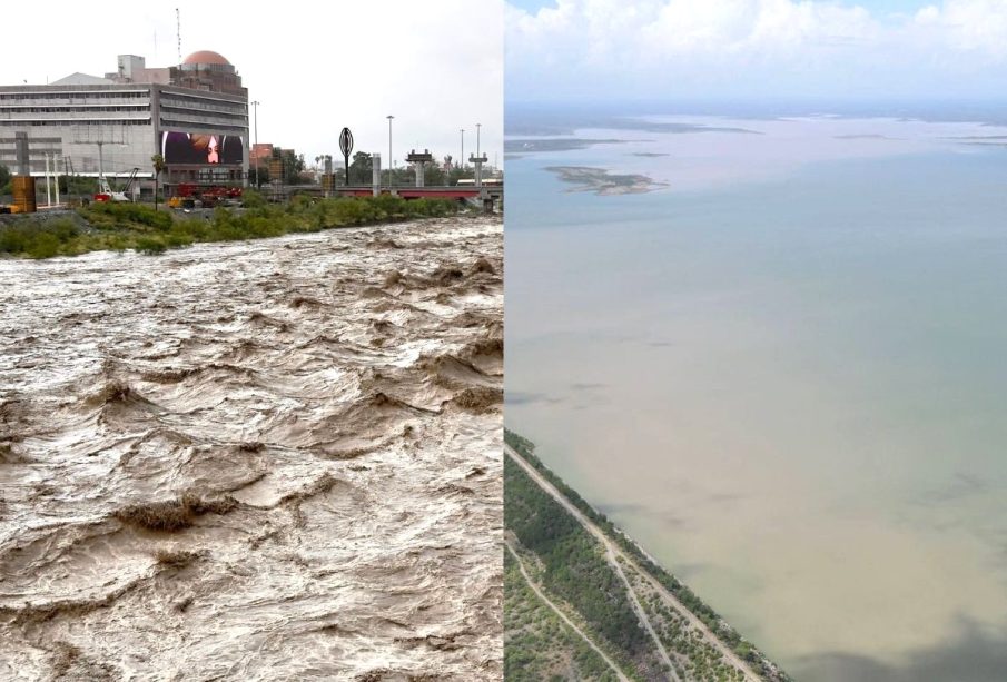 Agua en ríos y presas de Nuevo León