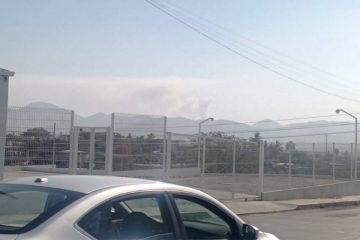 Aire contaminado por humo de incendio