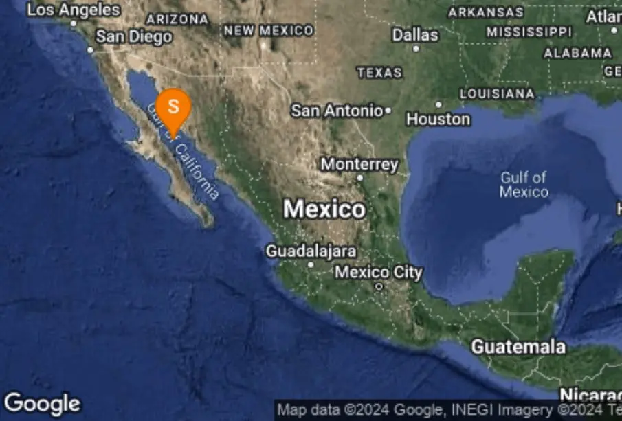 Sismo de magnitud 4.4 sacudió Santa Rosalía, BCS, este domingo