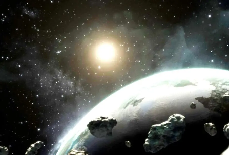 Planeta Tierra alejado del Sol