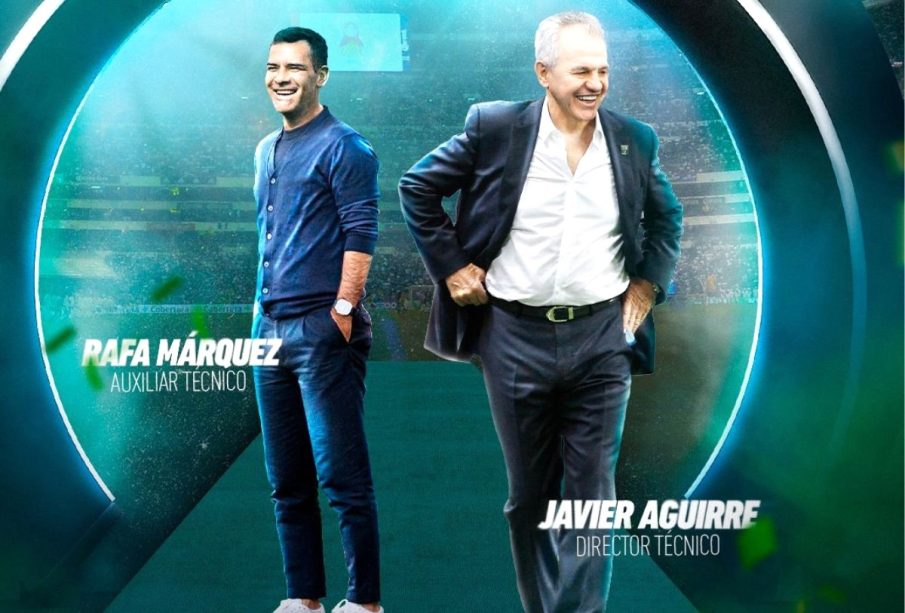 Rafa Márquez y Javier Aguirre