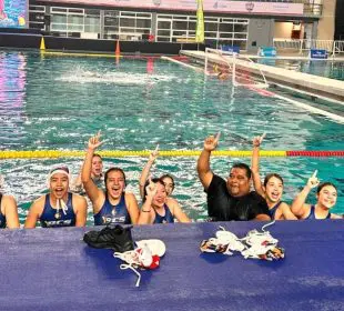 Jugadoras de Polo Acuático en los Nacionales Conade