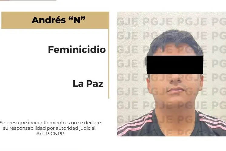 Cae presunto feminicida de Leslie Desirée en La Paz