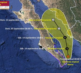 Tormenta tropical Ileana afecta Los Cabos y La Paz, en BCS