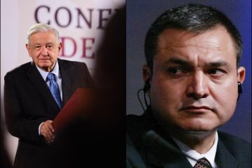 AMLO y Genaro García Luna.