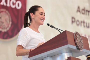 Claudia Sheinbaum anuncia en rueda de prensa que vivirá en Palacio Nacional