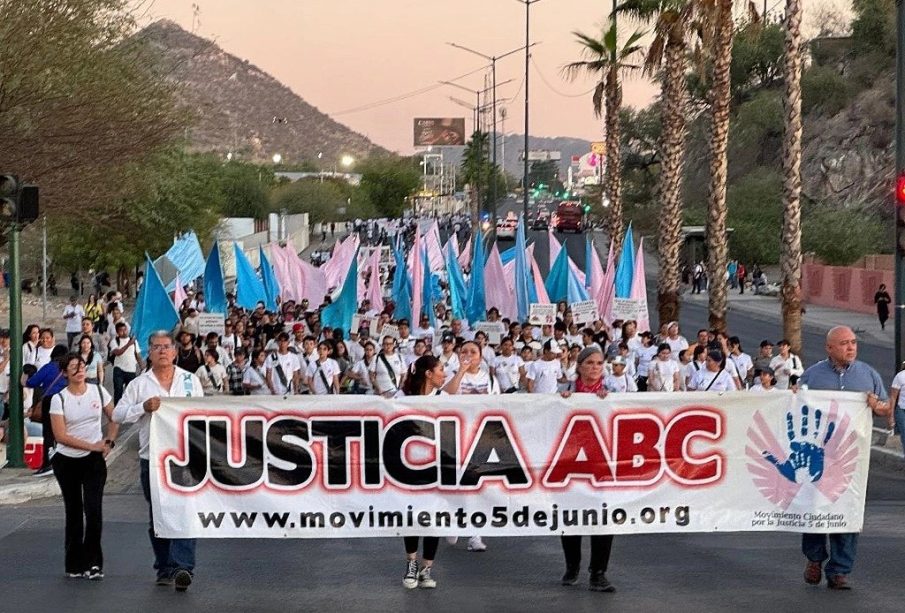 Protesta por víctimas de la Guardería ABC