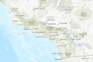 Sismo en Los Ángeles.