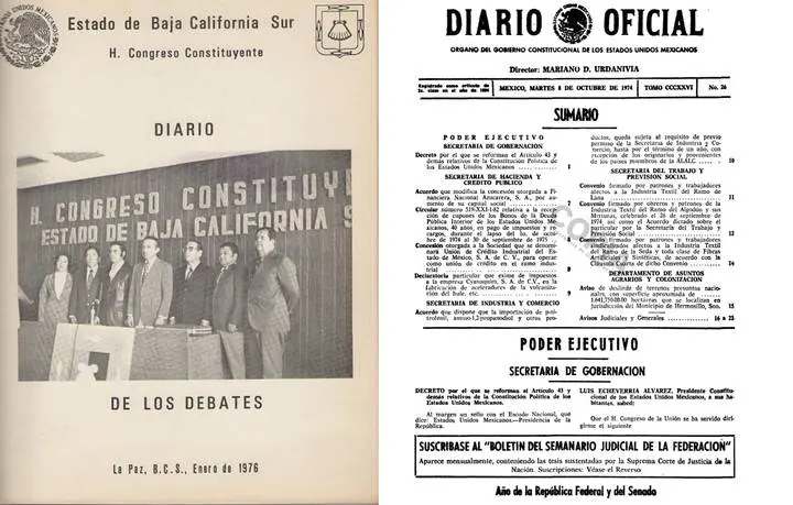 Conversión de territorio a estado de BCS