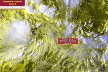 Depresión tropical Once-E se forma en el Pacífico