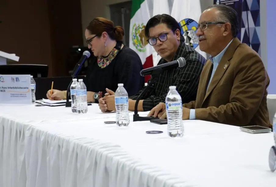 Inauguración del Foro Interbibliotecario en la UABCS