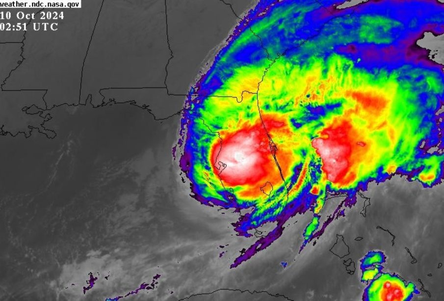 Huracán Milton de categoría 3 toca tierra en Florida