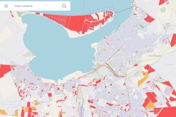 Visor Urbano La Paz, un mapa con datos catastrales y predial