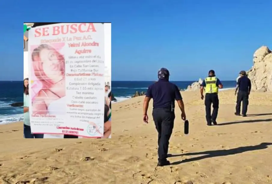 Búsqueda de Yeimi en el mar
