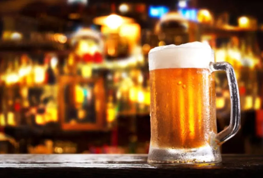 Cerveza en un tarro