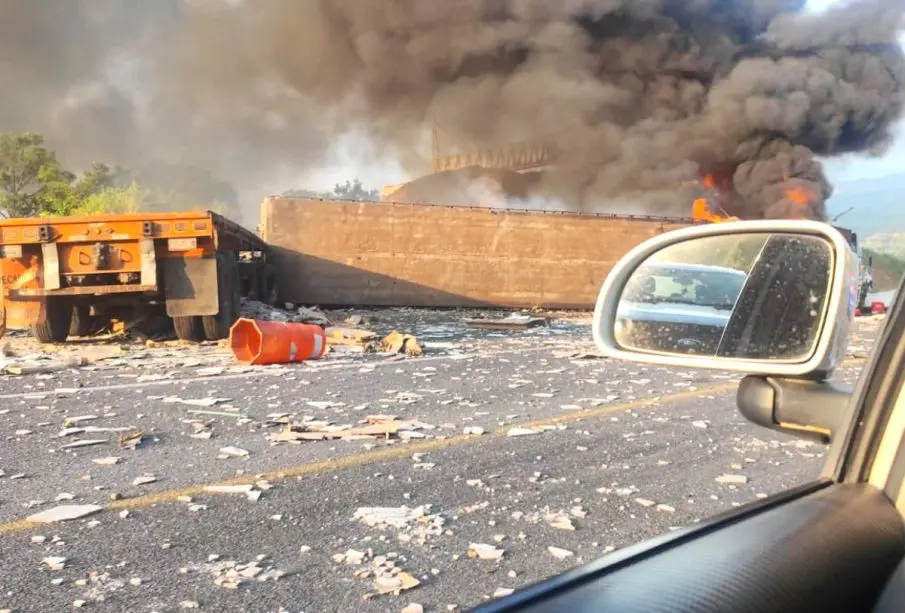 Accidente carretero en Michoacán