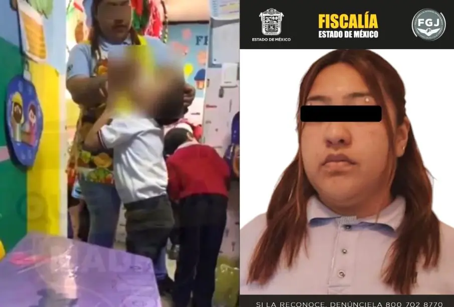 Maestra que golpea a niños