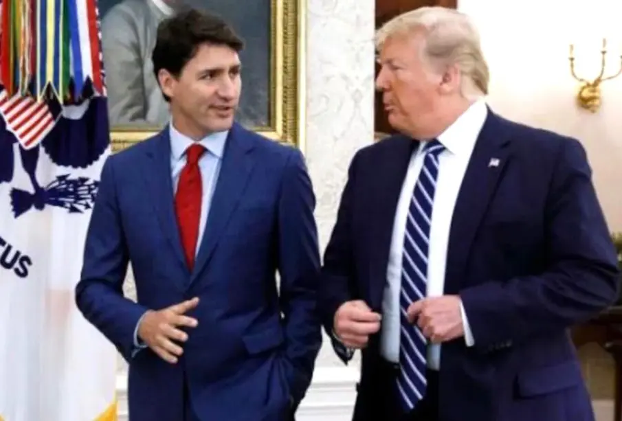 Justin Trudeau y trump