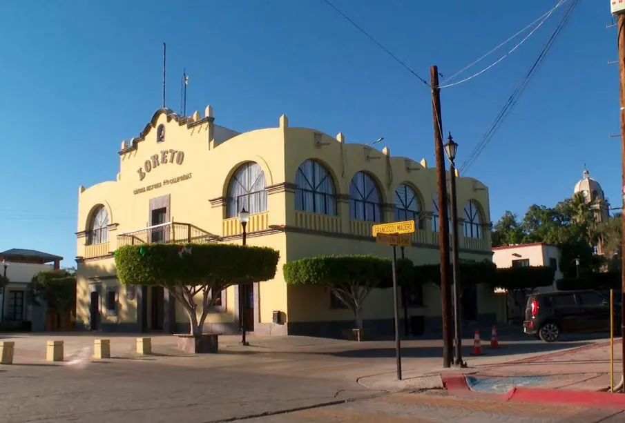 Palacio municipal de Loreto en Baja California Sur