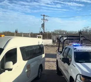 Filtro de revisión migratorio en la carretera de Baja California Sur