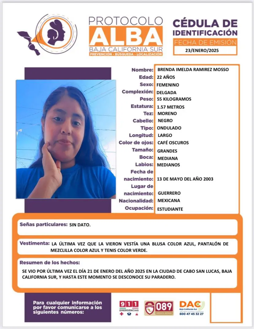 Sus familiares ya presentaron la denuncia ante las autoridades, pero hasta el momento no han recibido información sobre su paradero